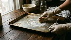 Jak vyčistit plechy na pečení, aby vypadaly jako nové