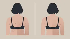 3 jednoduché cviky na záda, které pomohou vyhladit záhyby pod podprsenkou