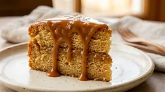 Jednoduchý karamelový dort z běžných surovin, který vypadá slavnostně