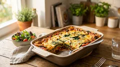 Lehké lasagne do 500 kcal: recept plný zeleniny, který zasytí
